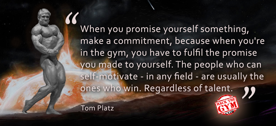Tom Platz Inspirational Quote